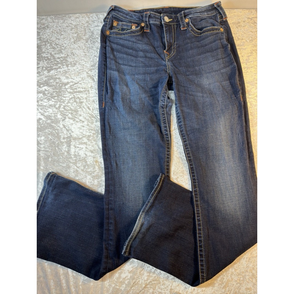 Vintage Y2K True Religion Joey Big T Jeans Womens 32x33 Flare Bootcut